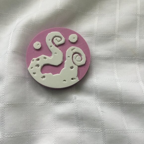 Two sides hand made rubber stamp - Picture 4 of 4